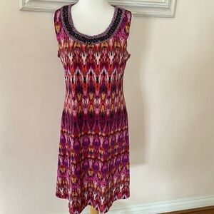Tiana size Medium multi color dress.